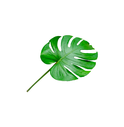 Sztuczny liść „Monstera”